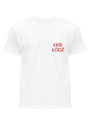 KOSZULKA T-SHIRT ŁKS MĘSKI BIAŁY M