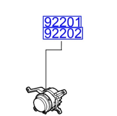 Протитуманна фара передній лівий hyundai ix35 2013-2015 фото №1