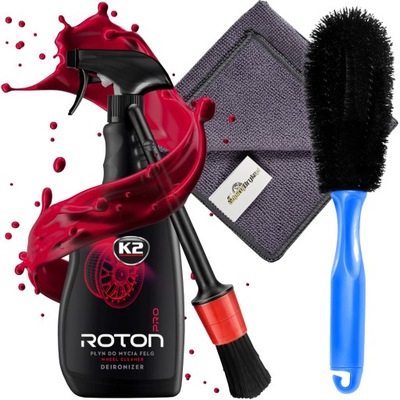 ROTON PRO KRWAWA ДИСК PĘDZELEK DETAILINGOWY ЩІТКА DO ДИСКІВ КОМПЛЕКТ 0,75L