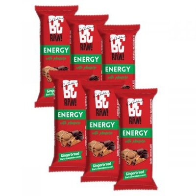 BeRaw Baton Gingerbread Chocolate 6 x 40 g