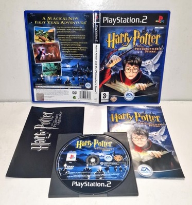 Gra HARRY POTTER AND THE PHILOSOPHER'S STONE PS2 3XA ZADBANA PŁYTA