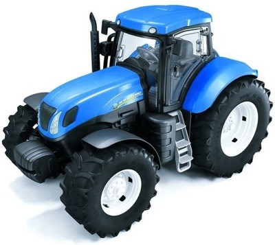 Traktor niebieski