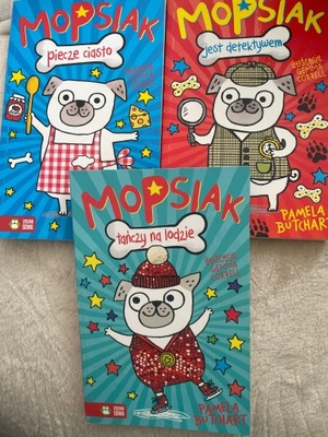 Mopsiak piecze ciasto Jest detektywem Tańczy na lodzie Butchart