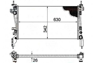 Mahle 9f8411 fiat fiorino / qubo 1.3d фото №1