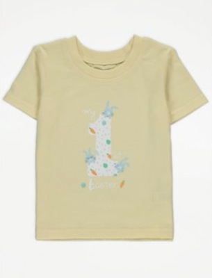 GEORGE t-shirt Wielkanoc 68-74 cm/6-9 m-cy