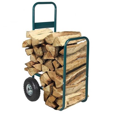Wózek do transportu kłody drewna