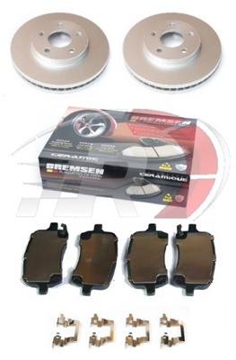 Chevrolet hhr 2006-2010 тормозные диски + тормозные колодки тормозные перед фото №1