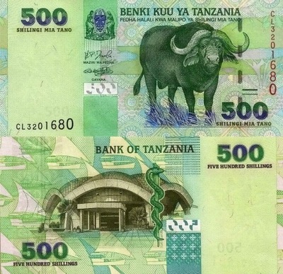 # TANZANIA - 500 SHILINGI - 2003 - P-35 - UNC