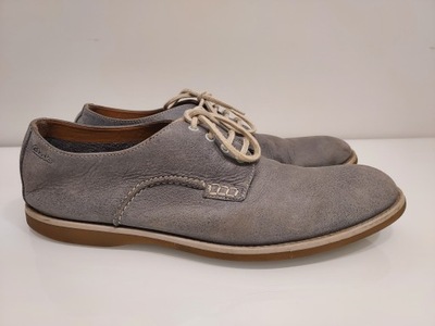 CLARKS SUPREME FLEXIBILITY SKÓRZANE PÓŁBUTY 45