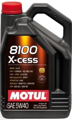 МАСЛО SILNIKOWY MOTUL 8100 X-CESS 5W40 4L