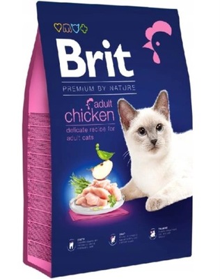 BRIT Cat Sucha karma dla kotów z kurczakiem 8 kg