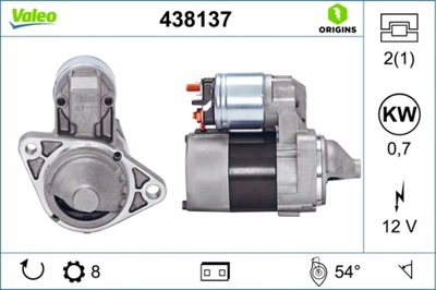 VALEO СТАРТЕР NISSAN ALMERA II ALMERA TINO PRIMERA 1.5-2.0 06.96-10.08