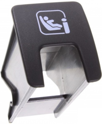 Заглушка фаркопа isofix skoda superb iii czarna фото №1