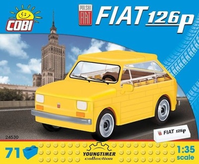 COBI 24530. CARS. POLSKI FIAT 126P KLOCKI SAMOCHÓD