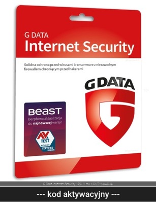 G Data Internet Security 1PC /1rok KONTYNUACJA