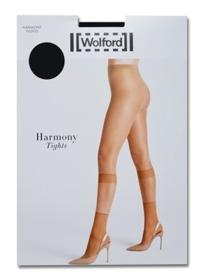 NOWE WOLFORD harmony czarny rajstopy S 38/40