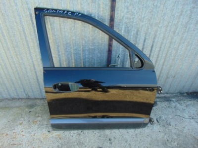 Двері правий перед hyundai santa fe 1 ed чорні фото №1