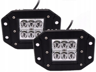 2 X FARO EN FUNCIONAMIENTO DIODO LUMINOSO LED 36EN MONTOWANA EN PARAGOLPES  