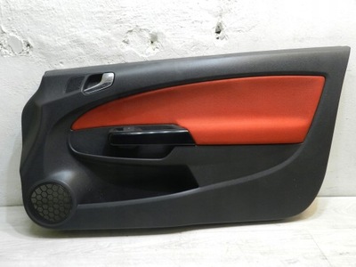 Opel corsa d обшивка оббивка двері правих 3d фото №1