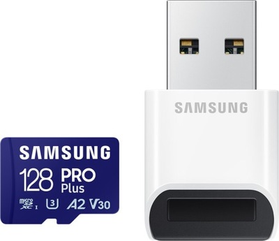 Karta Pamięci Samsung microSDXC 128GB PRO Plus + Czytnik (MB-MD128SB/WW)