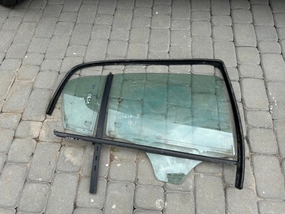 Opel corsa d прокладка стекло рамка правая задняя фото №1