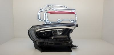 Ford ranger v рестайлінг  full led raptor jb3b-13e014 фара правий європа фото №1