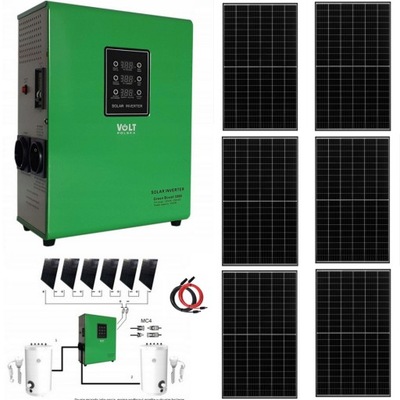 JUEGO SOLARNY DO CALEFACCIÓN DE AGUA GREEN BOOST 3000/3000W 6XPANEL 500W  