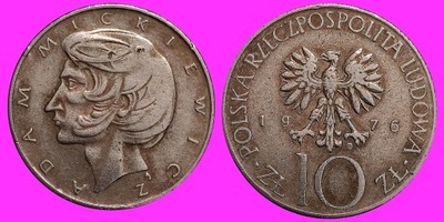 10 zł 1976 Adam Mickiewicz A 101