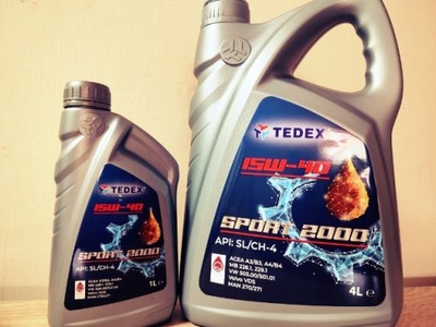 TEDEX SPORT 2000 15W40 SL/SH-4 (4+1L) M.O.B.I.L.