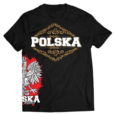XXL Koszulka Polska Orzeł Godło Patriotyczna