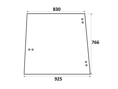 VENTANAS LATERAL JOHN DEERE L36601 L38309 L57977  