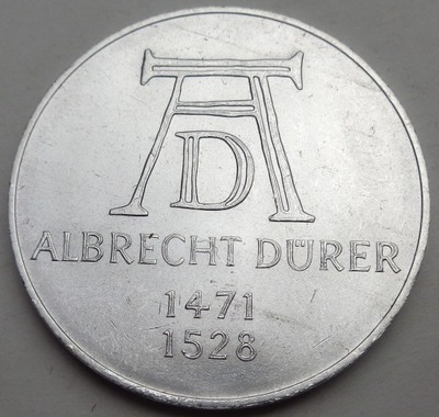 Niemcy - 5 marek - 1971 D - Albrecht Durer