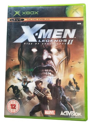 X-MEN LEGENDS II RISE OF APOCALYPSE XBOX 3xA