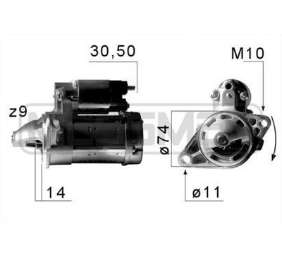 Стартер era 220654a фото №1