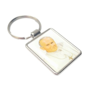 Brelok Jan Paweł 2 II Papież 3D trwały