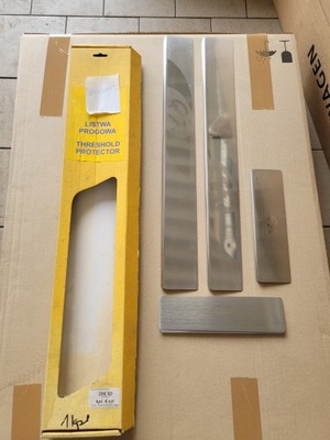 Kpl. накладки порогові peugeot 206 5d сріблястий фото №1