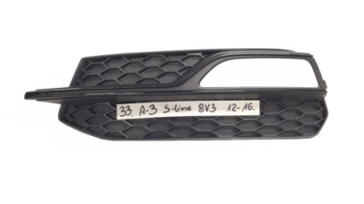 Audi a3 s-line решітка бампера ліва задня фото №1
