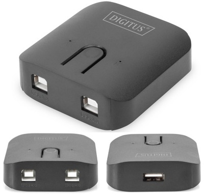 DIGITUS SWITCH BOX 2xUSB 2.0 HUB PRZEŁĄCZNIK KVM