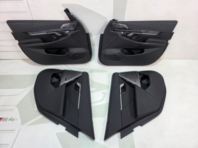 Обивка дверь левая задняя bmw 5 limusine m5 g60 g90 фото №1