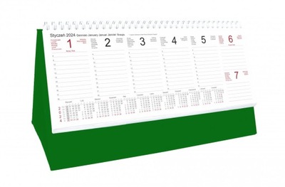 Kalendarz 2024 biurkowy STOJĄCY TYGODNIOWY