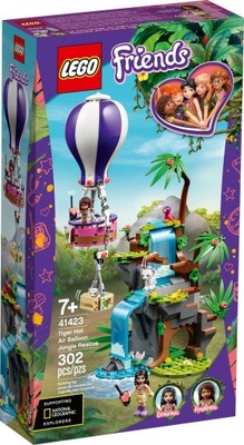 Klocki LEGO Friends 41423 Balonem na ratunek tygrysowi