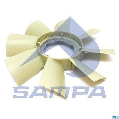 ВЕНТИЛЯТОР ДВИГУНА 680MM SCANIA 4 SAMPA