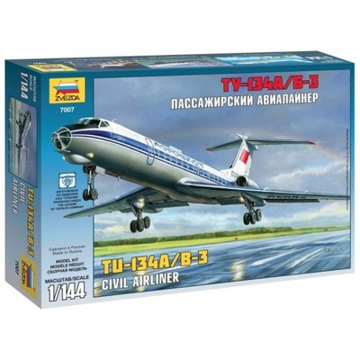 Tupolev Tu-134 A/B-3 - Zvezda Model Kit 7007 1:144