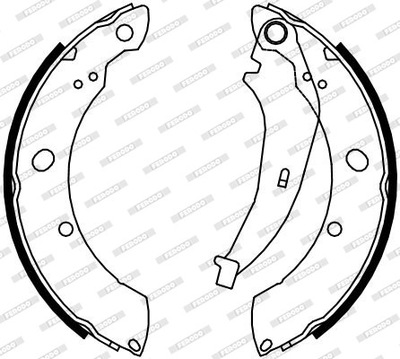 КОЛОДКИ ГАЛЬМІВНІ FERODO FSB4074