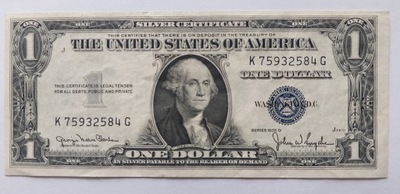 banknot 1 dolar 1935D Silver Certificate USA