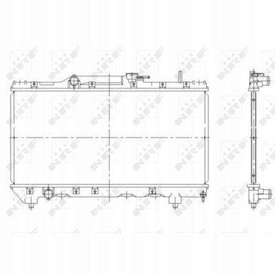 AUŠINTUVAS VARIKLIO TOYOTA CARINA E (92-) 1.6 I 16V / 322X659X16 NRF 