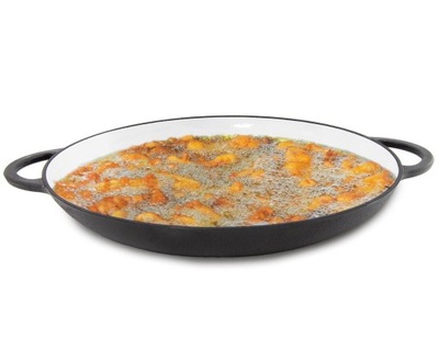 ŻELIWNA EMALIOWANA PATELNIA GRILL 35CM PAELLA