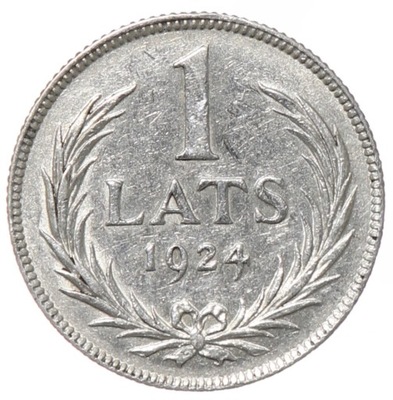 1 łat - Łotwa - 1924 rok