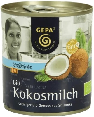 Bio mleczko kokosowe 200 ml - Fair Trade GEPA