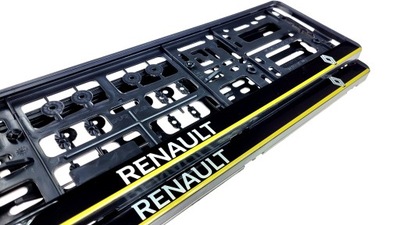 CUADROS PARA TABLAS REJESTRACYJNEJ RENAULT ZELOWE 2 PIEZAS  